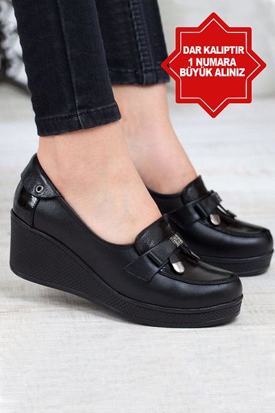 Adım Adım Women's Genuine Leather Orthopedic Shoes (Buy 1 Size Larger)