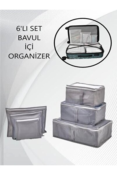 Genel Markalar 2 Adet 6'lı Valiz Düzenleyici - Doğum Çantası Set