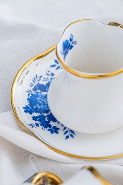 ACAR Porcelain Jasmin 6-Person Coffee Cup Set White Pattern-2 - HXF-05175