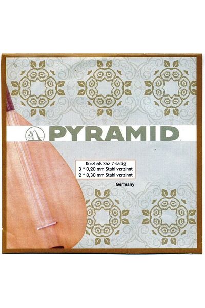Pyramid 004/pst 0.20 مقبض طويل سلك ربط القصب الاحترافي الأصلي 2 قطعة Plectrum