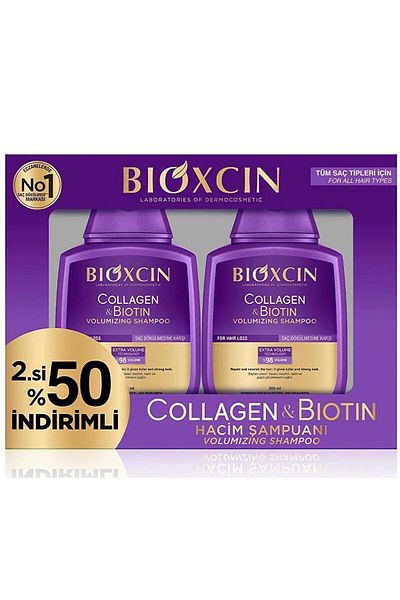 Bioxcin 300 ml Collagen and Biotin Volume Shampoo - 2.si 50%