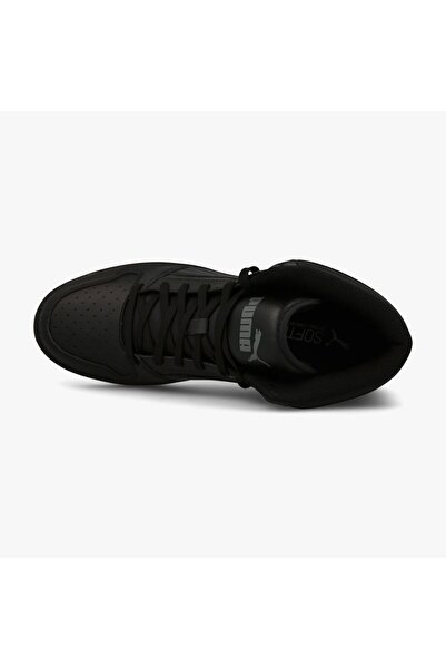 Puma 369573-11 Rebound LayUp SL Erkek Siyah Boğazlı Sneaker Spor Ayakkabı