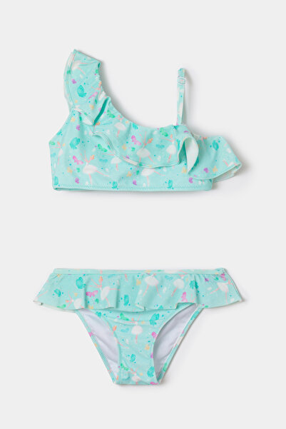 Miss Muse Sparkling BallerinaTek Omuz Fırfırlı Bikini