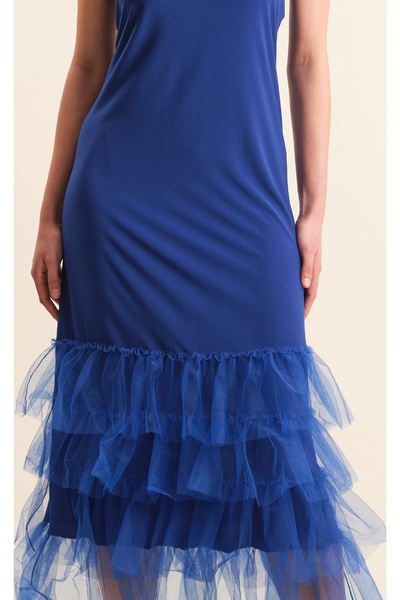 VERDA Tulle Detailed Dress with Skirt