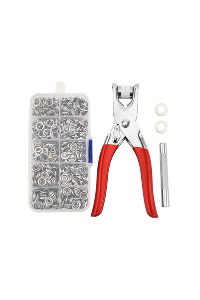 KARACA MAKİNE Metal Çıt Çıt Çakma Makinesi (El Tipi) + Metal Çıt Çıt Seti 100...
