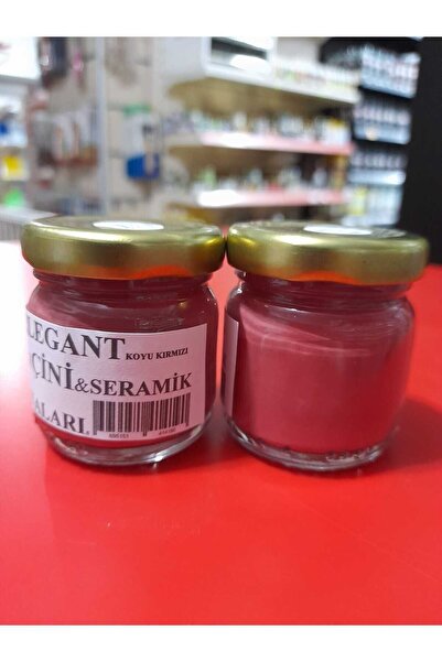 ArtElegant sır altı seramik çini boyası 40gr 8851-KOYU KIRMIZI