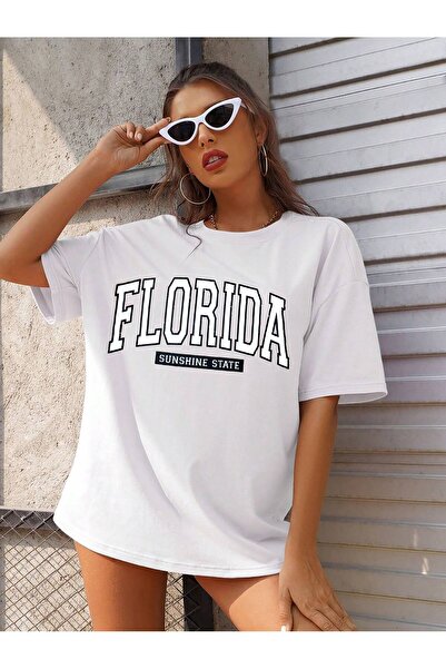 Revasser Unisex Γυναικείο/Ανδρικό T-Shirt FLORIDIA πολύχρωμο, ειδικά εμπριμέ, μεγάλου μεγέθους βαμβακερό χτενισμένο βαμβακερό λαιμόκοψη