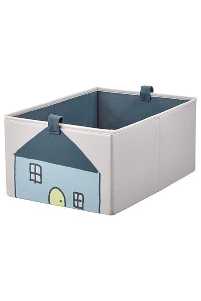 IKEA Foldable Patterned Box Beige, 26x37x17 cm