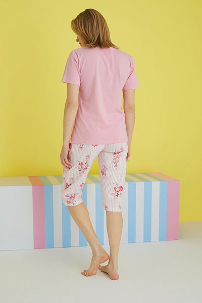 Siyah İnci Set Capri tricotat multicolor