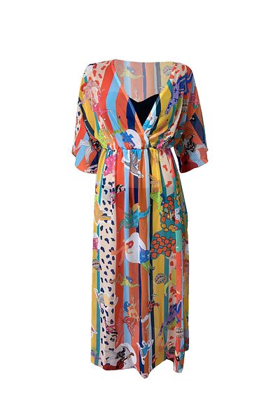 Bolder Lolita Carnaval Pattern Beach Dress
