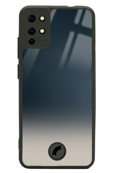 Spoyi Reeder S19 Max Glossy Phone Case with Blue Transition Design