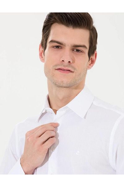 Pierre Cardin Мъжка бяла риза