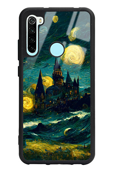 Spoyi Xiaomi Redmi Note 8 Van Gogh Tasarımlı Glossy Telefon Kılıfı