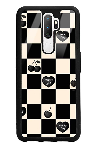 Spoyi Oppo A5 2020 Happy Girls Tasarımlı Glossy Telefon Kılıfı