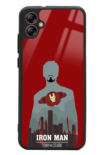 Spoyi Samsung A04E Compatible Tony Stark Design Glossy Phone Case