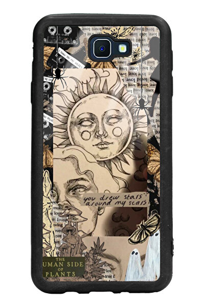 Spoyi Samsung J7 Prime Güneş Tanrıça Tasarımlı Glossy Telefon Kılıfı