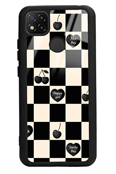 Spoyi Xiaomi Redmi 9C Happy Girls Tasarımlı Glossy Telefon Kılıfı