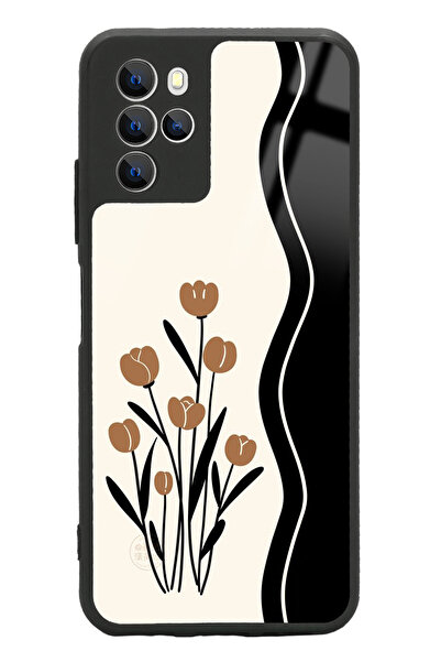 Spoyi Omix X700 Çiçek Motif Tasarımlı Glossy Telefon Kılıfı