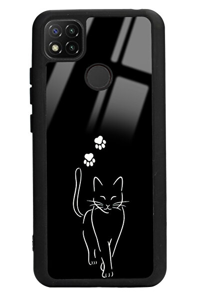 Spoyi Xiaomi Redmi 9C Paticik Tasarımlı Glossy Telefon Kılıfı