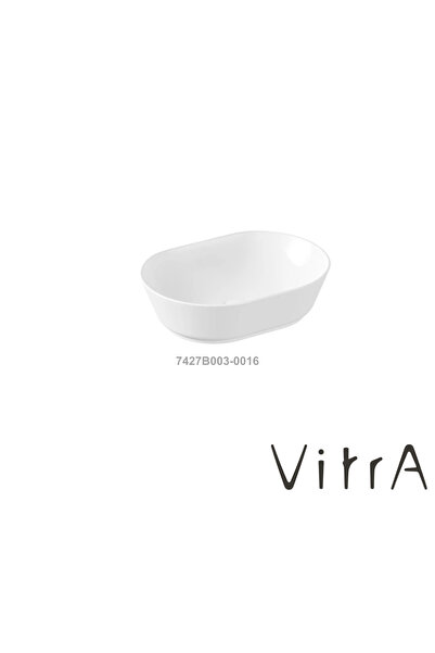 VitrA Oval Çanak Lavabo 55 Cm Deliksiz 7425b003-0016