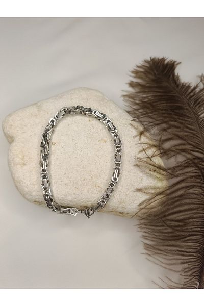 Luna Jewelry Men's King Chain 316 L Steel Bracelet