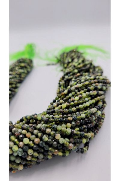 Yüksel Boncuk 3 mm Zeberced (Peridot) Stone Natural Stone String