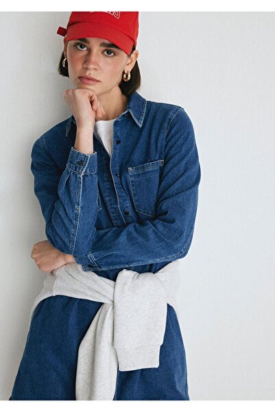 Mavi MAVİ KADIN LIZ Dark Blue Denim 130656-86430