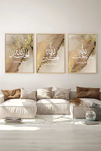 Artavessa 3 Parça Çerçeve Görünümlü Mdf Tablo Seti