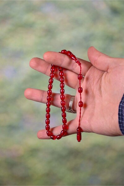 izmirpazarı Red Bleeding Ankle Length Rosary
