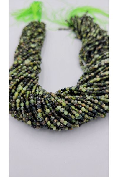 Yüksel Boncuk 3 mm Zeberced (Peridot) Stone Natural Stone String