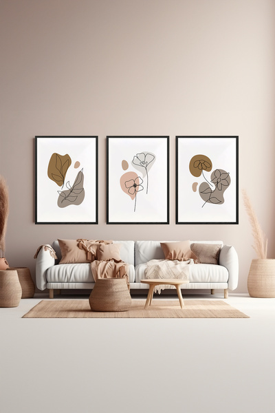 Artavessa طقم طاولة MDF مكون من 3 قطع