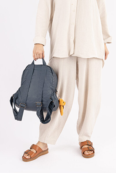 Getcho Rucsac și geantă de umăr cu curea reglabilă cu mai multe compartimente albastru pentru femei Rason – piele spălată, atrăgătoare, elegantă