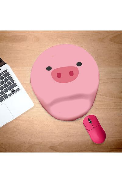 UcuruStore Cute Pig All-Wrist Support Mouse Pad