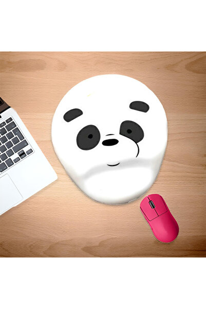 UcuruStore Χαριτωμένο ποντικομαξιλαράκι Panda με υποστήριξη για όλο τον καρπό