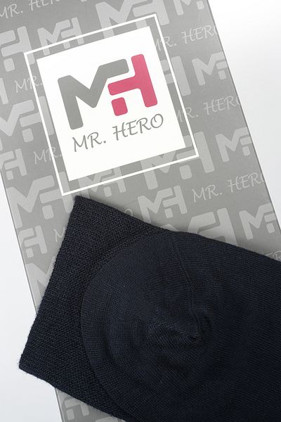 MRHERO Мъжки дълги чорапи с аромат на бамбук, обикновени, MH-1081-6