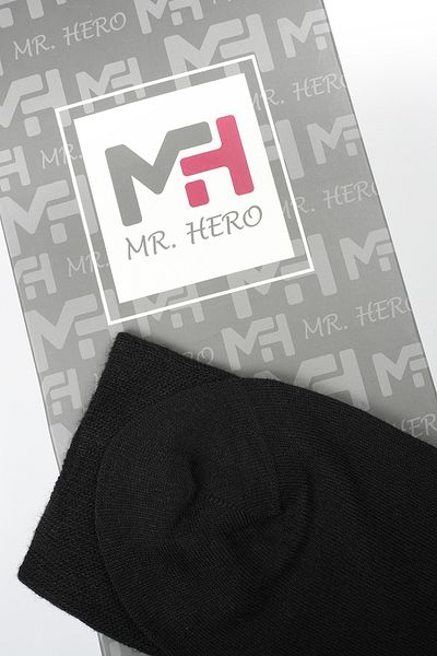MRHERO Мъжки дълги чорапи с аромат на бамбук, обикновени, MH-1081-6