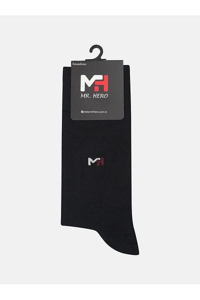 MRHERO Мъжки дълги чорапи с аромат на бамбук, обикновени, MH-1081-6
