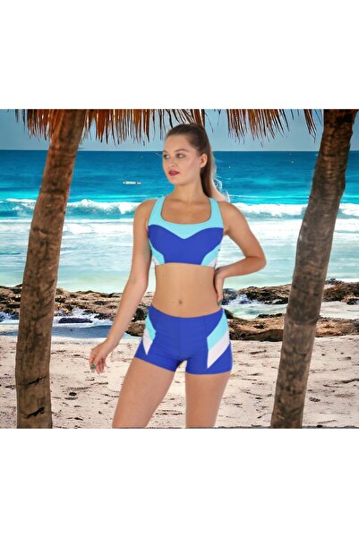 Shopiolog Μοντέλο μπικίνι κολύμβησης με σορτς