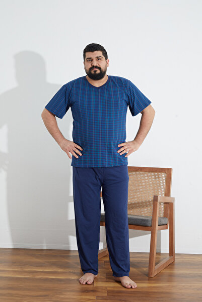 Genel Markalar Penye Süprem(İnce) Battal Büyük Beden Yazlık Pijama Takımı