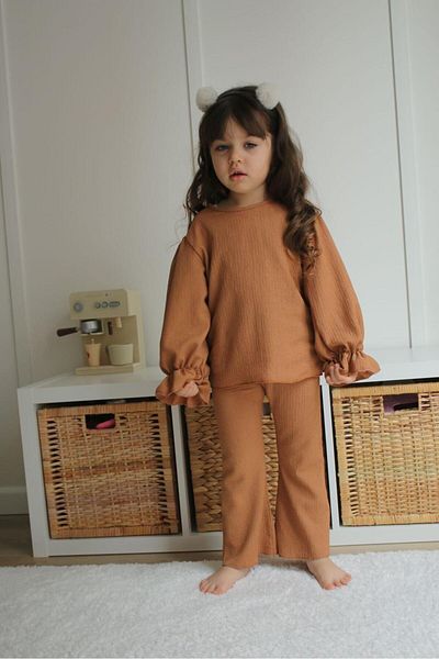 MİNİKO KİDS GIRL'S SLEEVE MODEL DOUBLE SET