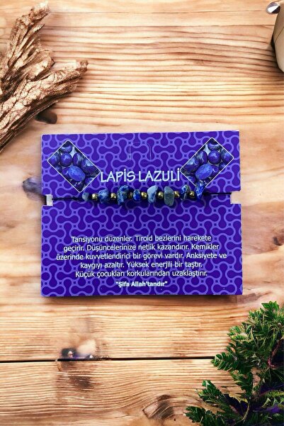 GÜZELYÜZ AVM Doğal Taş Bileklik Lapis Lazuli Bileklik