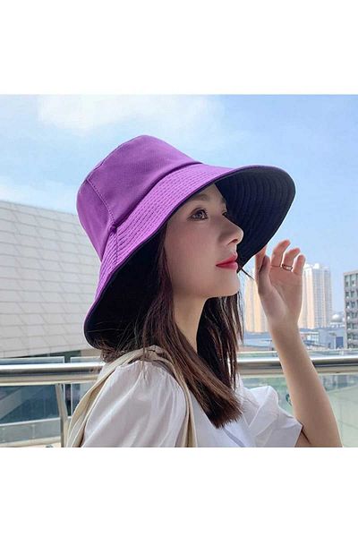 Betülce Double Sided Two Colors Fishing Bucket Bucket Hat - dual color use - unisex