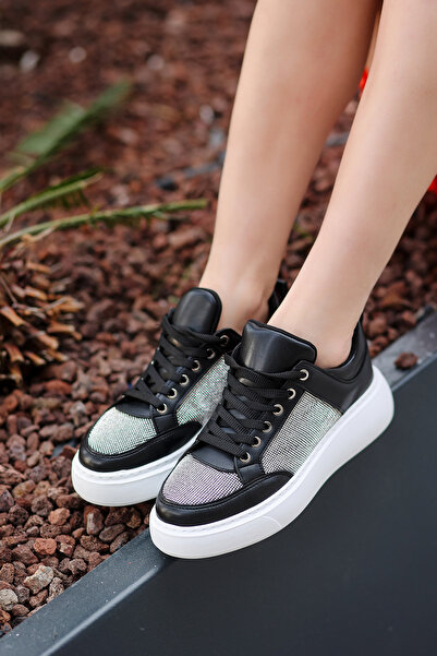 Madam Tarz Adidași cu sclipici casual Bologna cu talpă plată