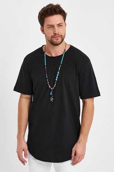 BABBOSS Dirty Collar Deep Oval Relaxed Cut T-Shirt, Pack of 2