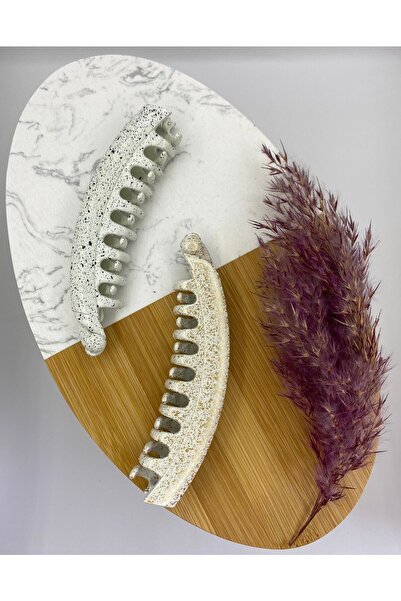 AKSESUARSEPETİ مشبك موز نسائي كبير الحجم مكون من قطعتين، ربيعي وممشط، مقاس 13...