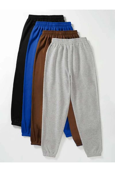 DAXİS Sportwear Company UNISEX 4-PACK ELASTIC TRACKPANDS ΜΕΓΑΛΟ ΜΕΓΕΘΟΣ DAXIS Sportwear Company