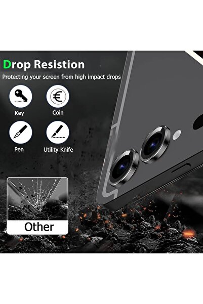 Nezih Case Samsung Galaxy Tab S10 Ultra / S9/s9 Fe / Tab S9 Ultra / Tab S9 Fe Plus Metal Lens Koruyucu Cam