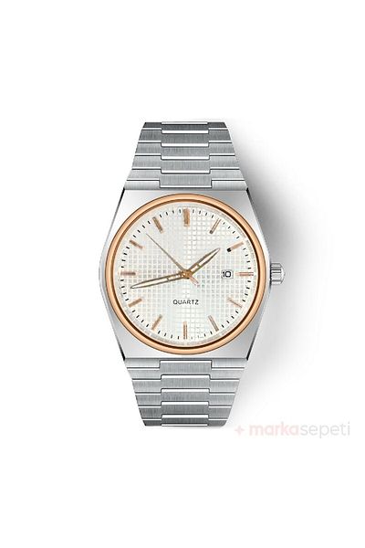 Markasepeti Classic Luxury Design Men's Wristwatch with Calendar Detail