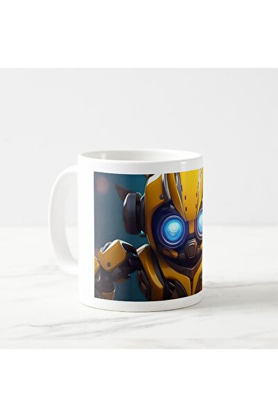 tpkitapevi Bumblebee Porselen Kupa Bardak