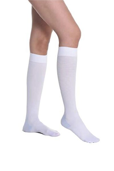 ARİS MEDİCAL Orlex Diz Altı Anti Emboli Çorabı (BEYAZ)